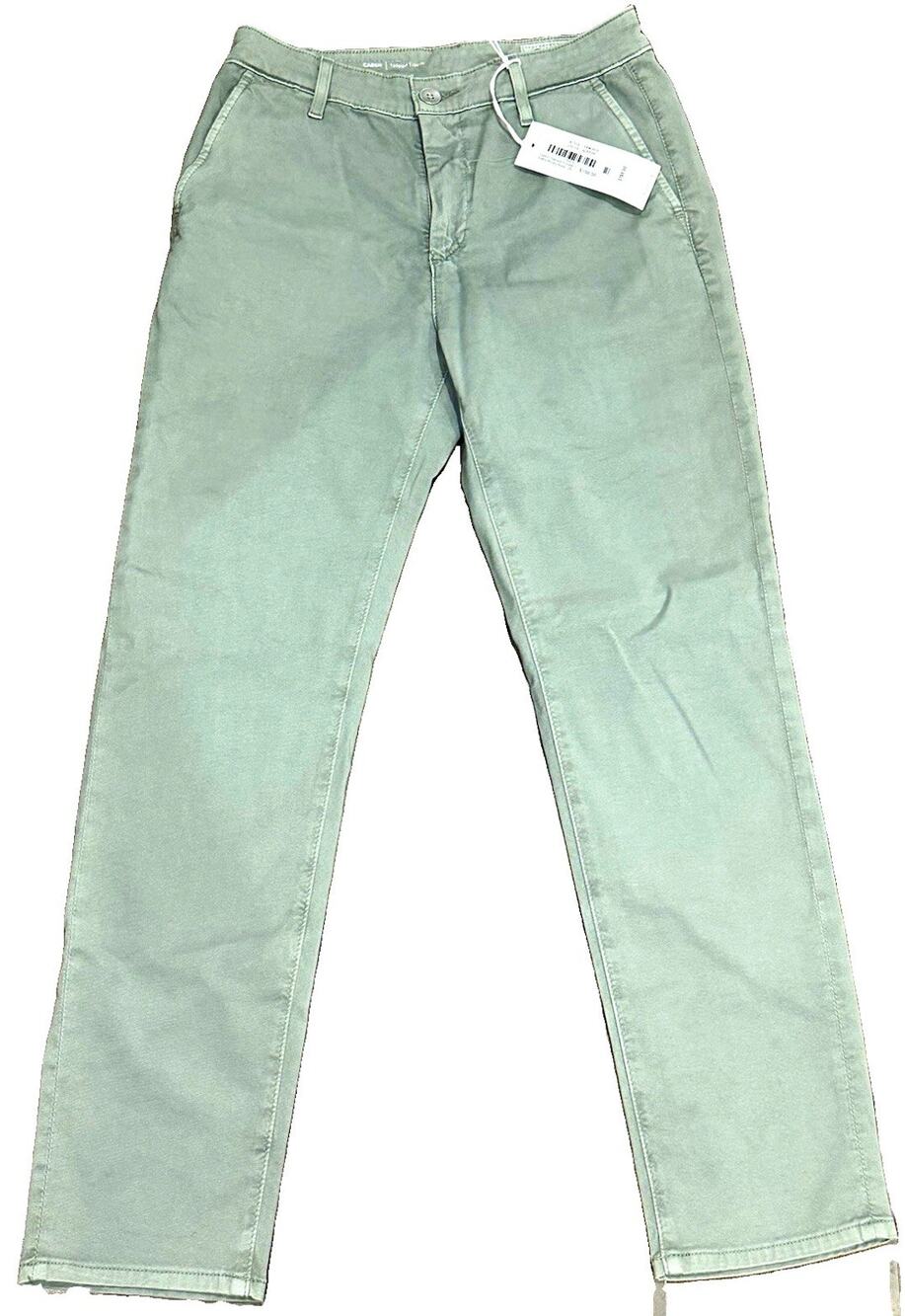 NWT AG Adriano Goldschmied Caden Tailored Trouser Sulfur Rocky River Size 25